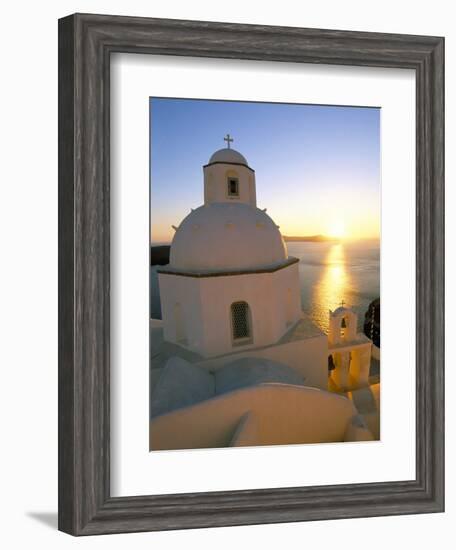 Fira, Island of Santorini (Thira), Cyclades Islands, Aegean, Greek Islands, Greece, Europe-Sergio Pitamitz-Framed Photographic Print