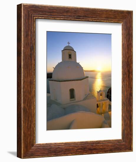 Fira, Island of Santorini (Thira), Cyclades Islands, Aegean, Greek Islands, Greece, Europe-Sergio Pitamitz-Framed Photographic Print