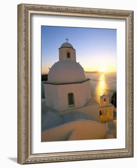 Fira, Island of Santorini (Thira), Cyclades Islands, Aegean, Greek Islands, Greece, Europe-Sergio Pitamitz-Framed Photographic Print