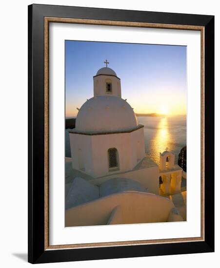 Fira, Island of Santorini (Thira), Cyclades Islands, Aegean, Greek Islands, Greece, Europe-Sergio Pitamitz-Framed Photographic Print