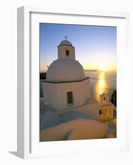 Fira, Island of Santorini (Thira), Cyclades Islands, Aegean, Greek Islands, Greece, Europe-Sergio Pitamitz-Framed Photographic Print