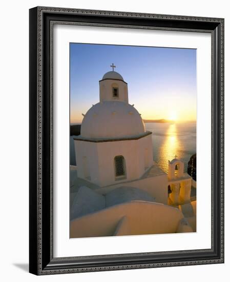 Fira, Island of Santorini (Thira), Cyclades Islands, Aegean, Greek Islands, Greece, Europe-Sergio Pitamitz-Framed Photographic Print