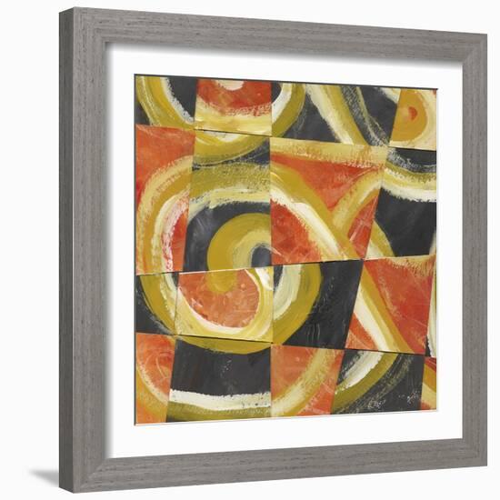 Fire and Slate I-Lisa Choate-Framed Art Print