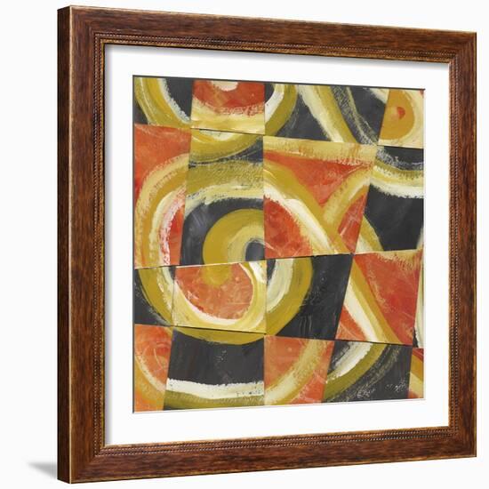 Fire and Slate I-Lisa Choate-Framed Art Print