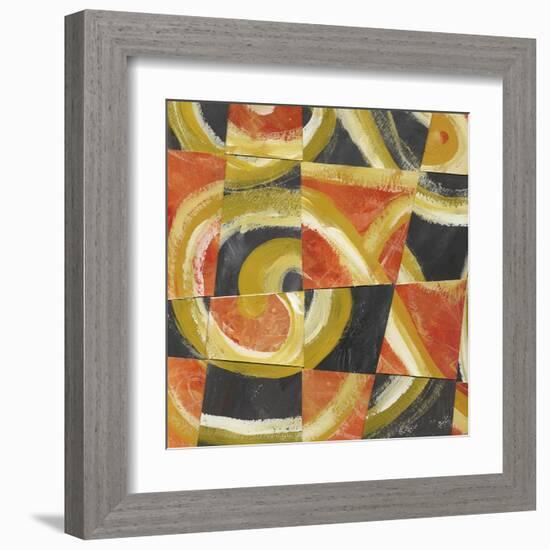 Fire and Slate I-Lisa Choate-Framed Art Print