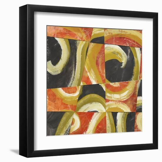 Fire and Slate II-Lisa Choate-Framed Art Print