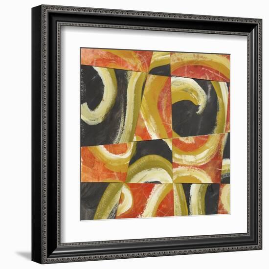 Fire and Slate II-Lisa Choate-Framed Art Print