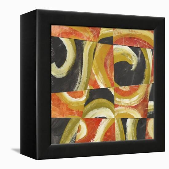 Fire and Slate II-Lisa Choate-Framed Stretched Canvas