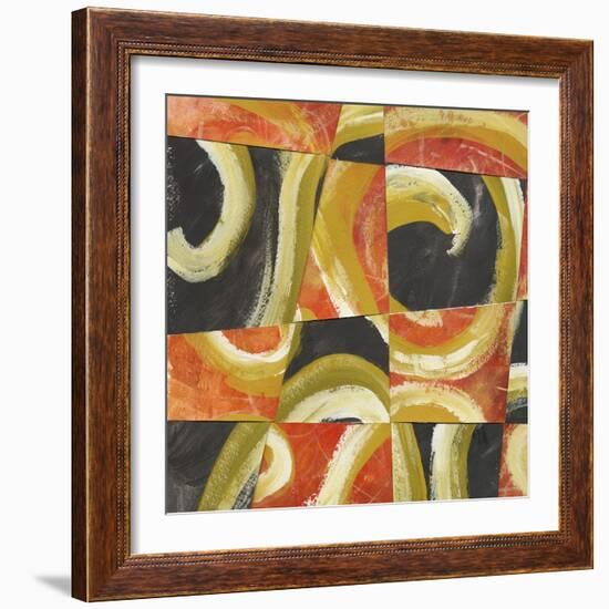 Fire and Slate II-Lisa Choate-Framed Art Print