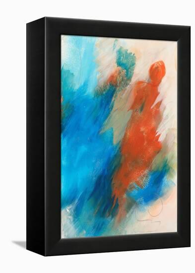 Fire and Water I-Lila Bramma-Framed Stretched Canvas