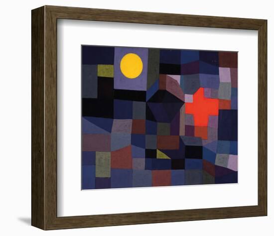 Fire at Full Moon 1933-Paul Klee-Framed Art Print