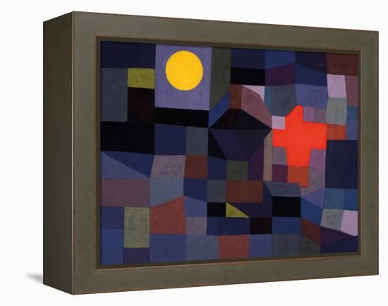 Fire at Full Moon-Paul Klee-Framed Premier Image Canvas