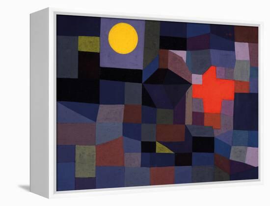 Fire at Full Moon-Paul Klee-Framed Premier Image Canvas