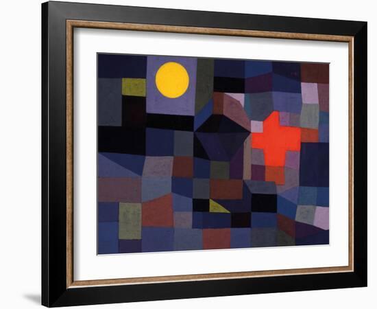 Fire at Full Moon-Paul Klee-Framed Giclee Print