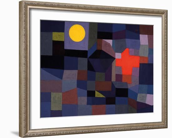 Fire at Full Moon-Paul Klee-Framed Giclee Print