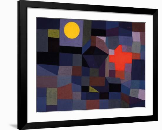 Fire at Full Moon-Paul Klee-Framed Giclee Print