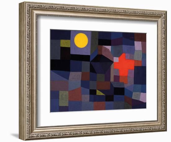 Fire at Full Moon-Paul Klee-Framed Giclee Print