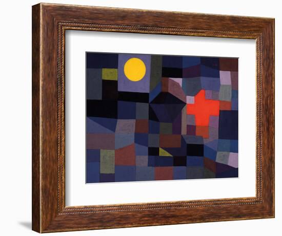 Fire at Full Moon-Paul Klee-Framed Giclee Print