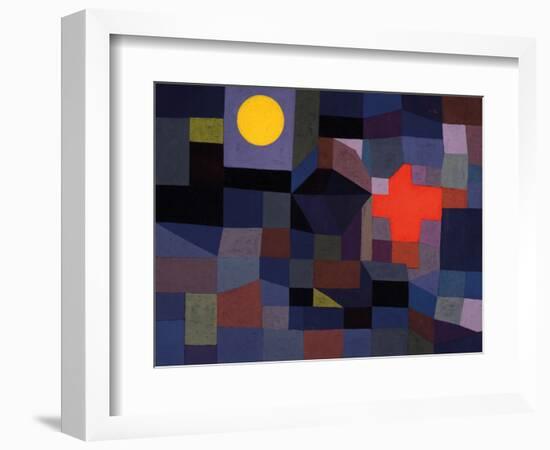 Fire at Full Moon-Paul Klee-Framed Giclee Print