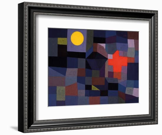 Fire at Full Moon-Paul Klee-Framed Giclee Print