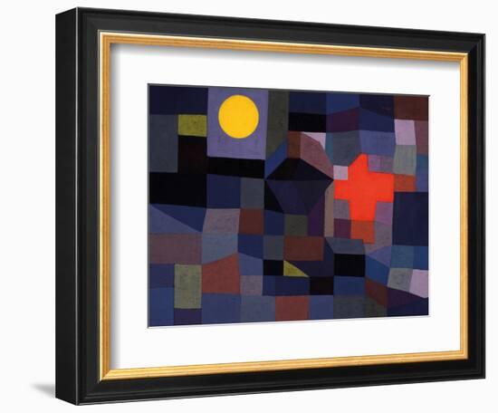 Fire at Full Moon-Paul Klee-Framed Giclee Print