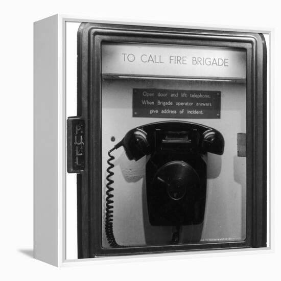 Fire Brigade Telephone-Heinz Zinram-Framed Premier Image Canvas