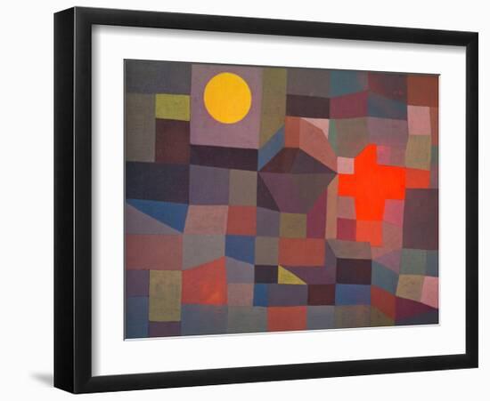 Fire by Moonlight, 1933-Paul Klee-Framed Giclee Print