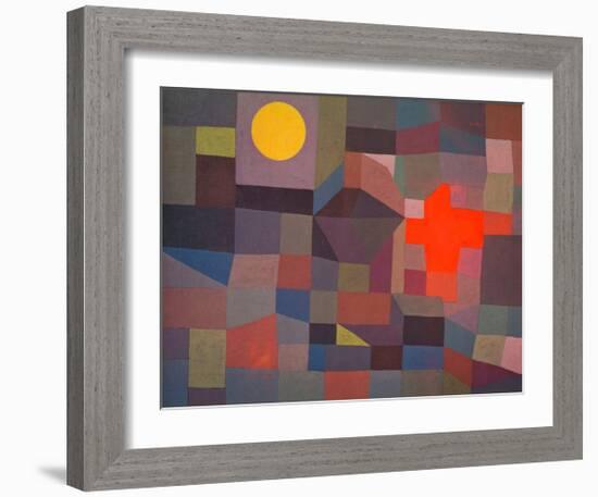 Fire by Moonlight, 1933-Paul Klee-Framed Giclee Print