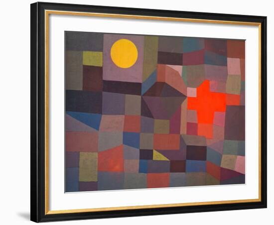 Fire by Moonlight, 1933-Paul Klee-Framed Giclee Print