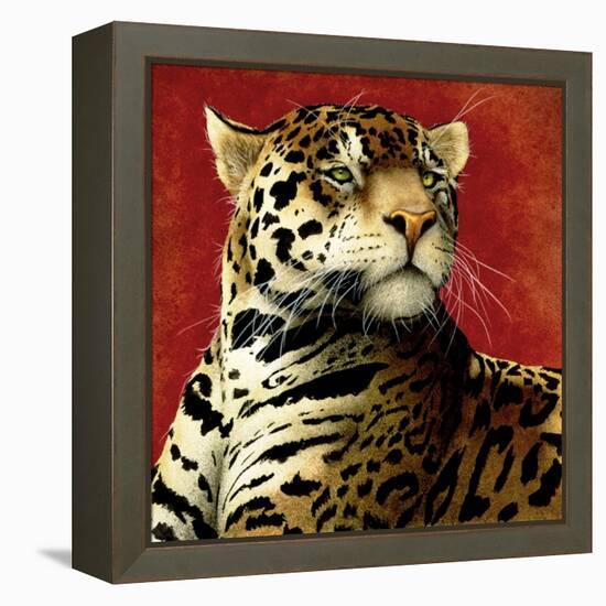 Fire Cat-Will Bullas-Framed Premier Image Canvas