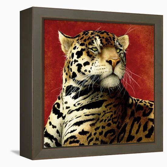 Fire Cat-Will Bullas-Framed Premier Image Canvas