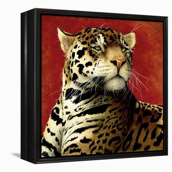 Fire Cat-Will Bullas-Framed Premier Image Canvas