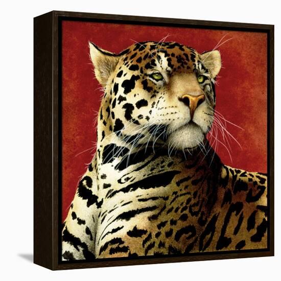 Fire Cat-Will Bullas-Framed Premier Image Canvas