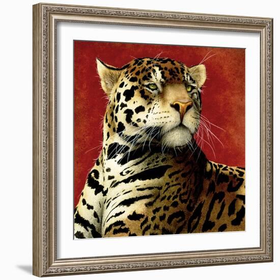 Fire Cat-Will Bullas-Framed Giclee Print