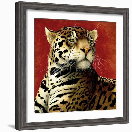 Fire Cat-Will Bullas-Framed Giclee Print