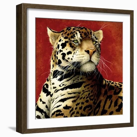 Fire Cat-Will Bullas-Framed Giclee Print