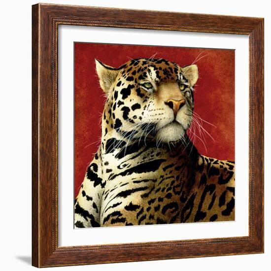 Fire Cat-Will Bullas-Framed Giclee Print