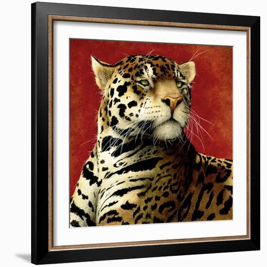 Fire Cat-Will Bullas-Framed Giclee Print