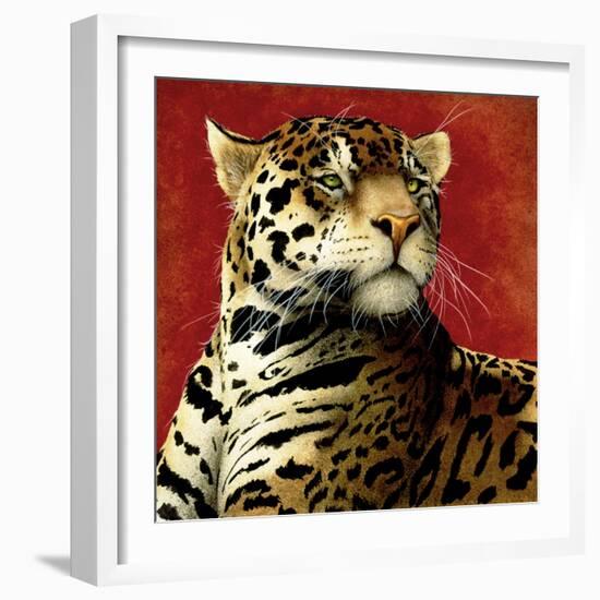 Fire Cat-Will Bullas-Framed Giclee Print