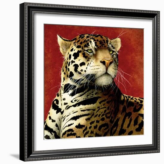 Fire Cat-Will Bullas-Framed Giclee Print