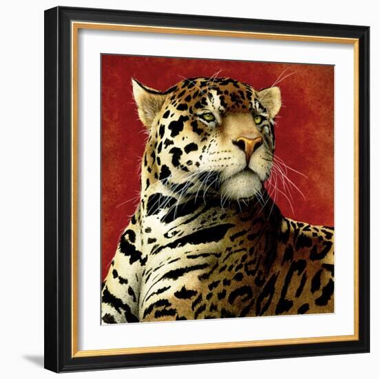 Fire Cat-Will Bullas-Framed Giclee Print