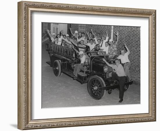 Fire Company, Independent No. 2, Jenkintown Pa-null-Framed Photographic Print