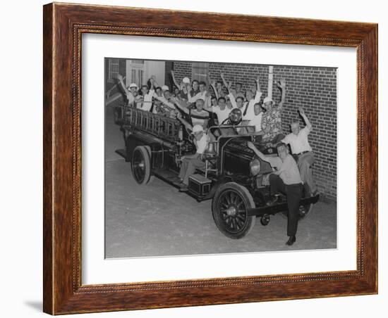 Fire Company, Independent No. 2, Jenkintown Pa-null-Framed Photographic Print