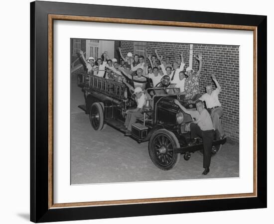 Fire Company, Independent No. 2, Jenkintown Pa-null-Framed Photographic Print