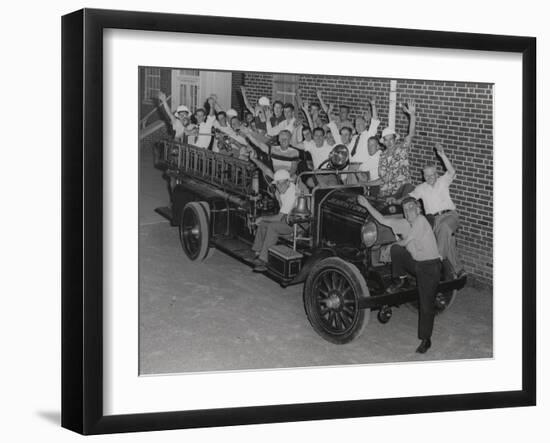 Fire Company, Independent No. 2, Jenkintown Pa-null-Framed Photographic Print