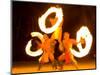 Fire Dance at Bora Bora Nui Resort and Spa, Bora Bora, Society Islands, French Polynesia-Michele Westmorland-Mounted Photographic Print