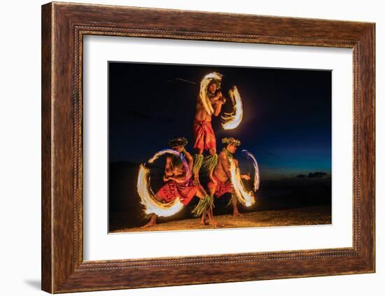 Fire Dance-null-Framed Art Print