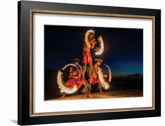 Fire Dance-null-Framed Art Print