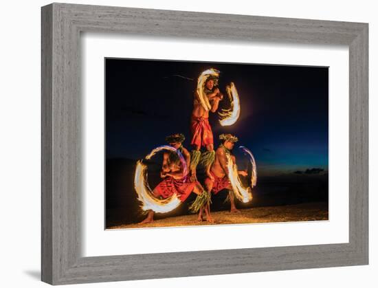 Fire Dance-null-Framed Art Print