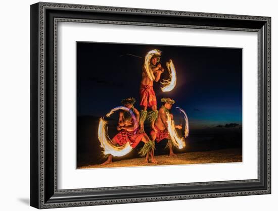 Fire Dance-null-Framed Art Print